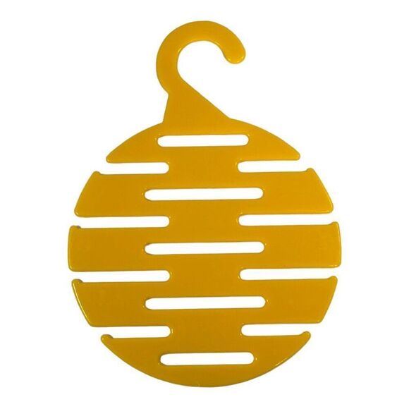 B&G NYC MCM Mod Yellow Plastic Scarf Tie Hanger Multi-Use Hanging Organizer - Picture 2 of 4